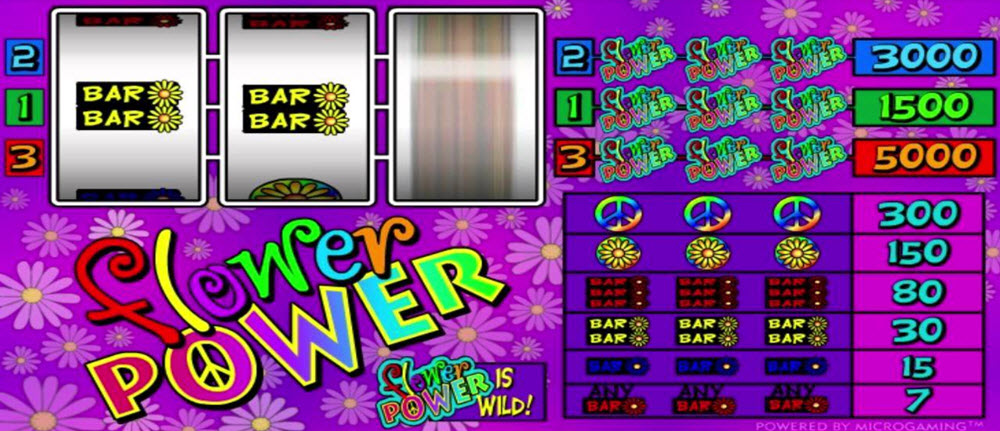    Play Fortuna Flower Power     60- 